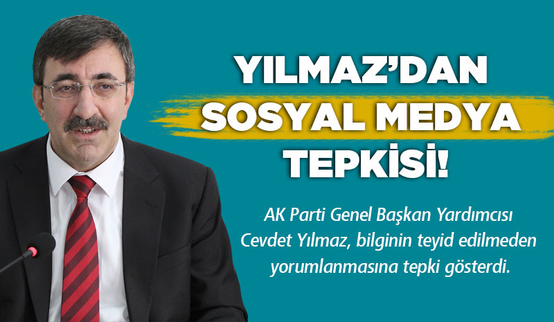 YILMAZ`DAN SERT TEPKİ!