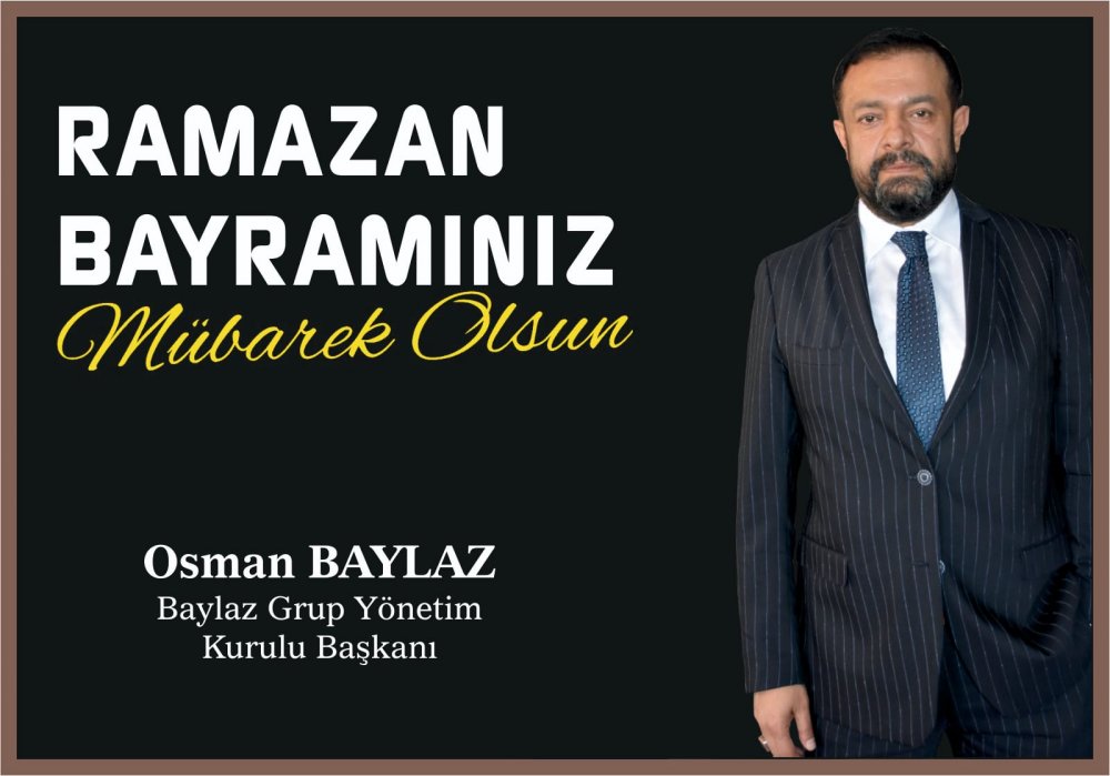 BAYLAZ`DAN TEBRİK MESAJI