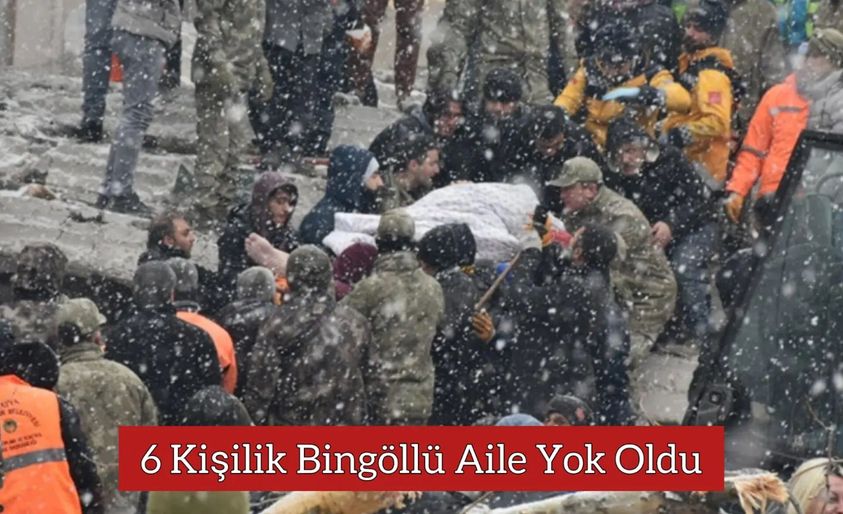 6 KİŞİLİK BİNGÖLLÜ AİLE NİN   CANSIZ BEDENLERİNE ULAŞILDI