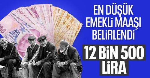 EN DÜŞÜK EMEKLİ MAAŞI BELLİ OLDU