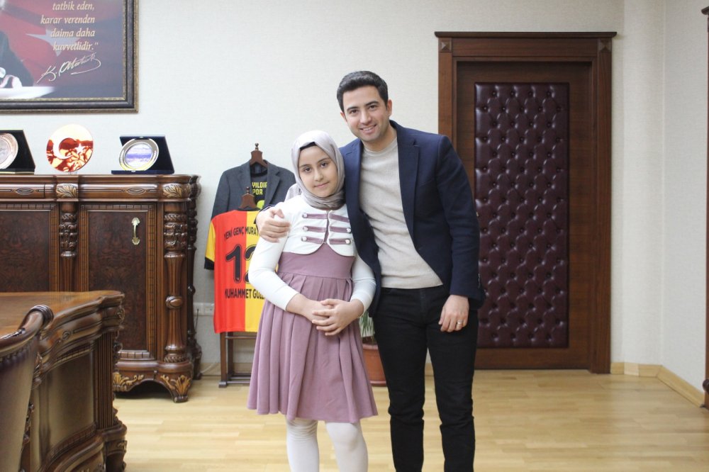 KAYMAKAM  GÜZEL TÜRKİYE BİRİNCİSİNİ  AĞIRLADI