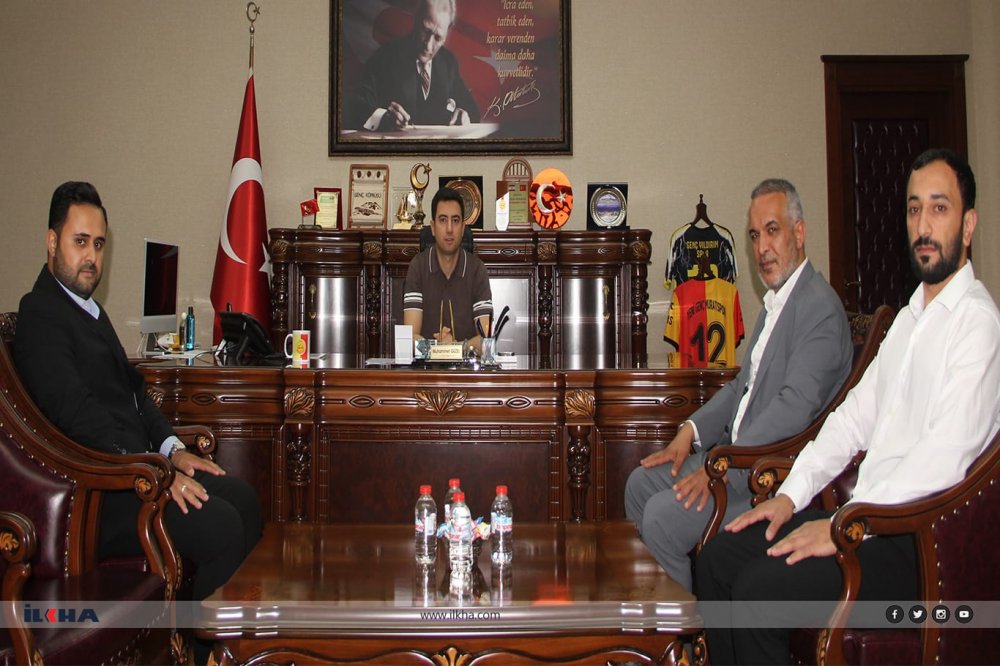 HÜDAPAR`DAN  KAYMAKAM GÜZEL`E ZİYARET
