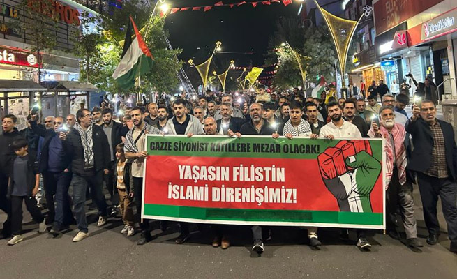 BİNGÖL`DE SUMOD FİLOSU`NA DESTEK YÜRÜYÜŞÜ