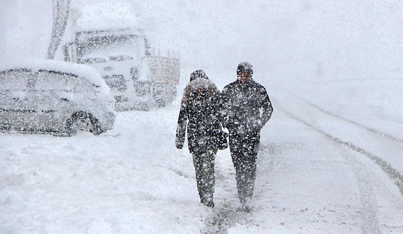 METEOROLOJİ `DEN BİNGÖL`E YOĞUN KAR UYARISI