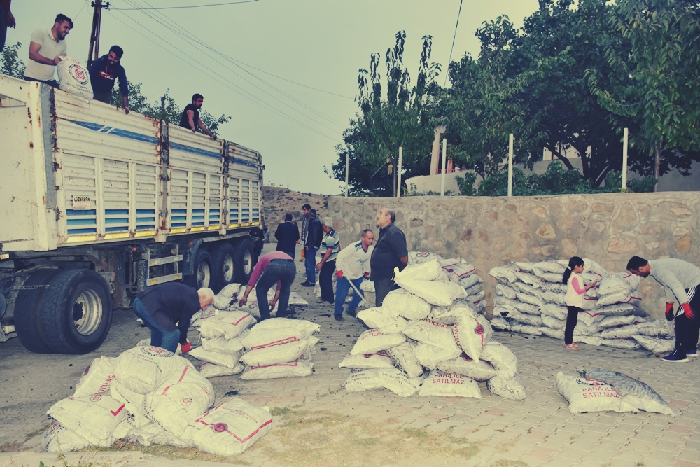 KÖMÜR DAĞITIMI BAŞLADI