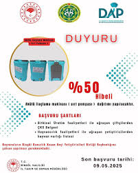 YÜZDE 50 HİBE DESTEKLİ AKÜLÜ  SIRT POMPASI BAŞVURUSU UZATILDI