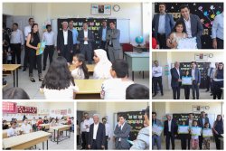 GÜZEL YIL SONU KARNE DAĞITIM TÖRENİNE KATILDI