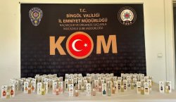 BİNGÖL`DE KAÇAK PARFÜM ELE GEÇİRİLDİ