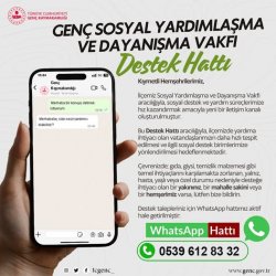 GENÇ KAYMAKAMLIĞI SOSYAL DESTEK SÜREÇLERİ İÇİN YENİ DESTEK HATTI HİZMETE AÇILDI