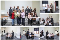 İLKOKULLAR ARASI BİLGİ YARIŞMASINDA KIYASIYA REKABET