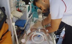 4 AYLIK BEBEK UÇAK AMBULANS İLE  ANKARA`YA SEVK EDİLDİ